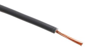 Stranded Wire PVC 0.75mm² Copper Grey 100m